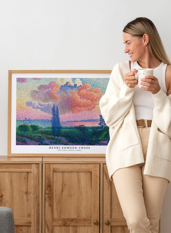 The Pink Cloud by Henri-Edmond Cross Print_Sugar & Canvas_Henri-Edmond Cross