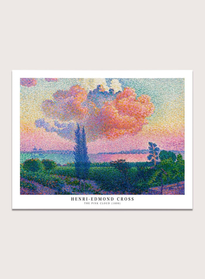 The Pink Cloud by Henri-Edmond Cross Print_Sugar & Canvas_Henri-Edmond Cross