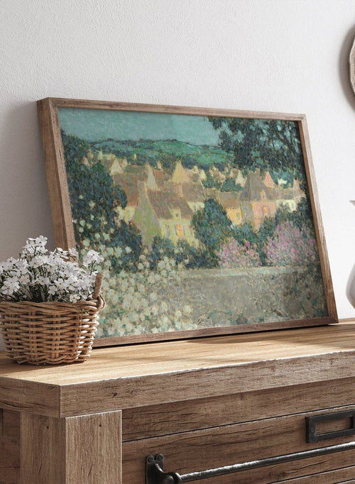 "The Rooftops, Composition" Art Print_Sugar & Canvas_Henri Le Sidaner