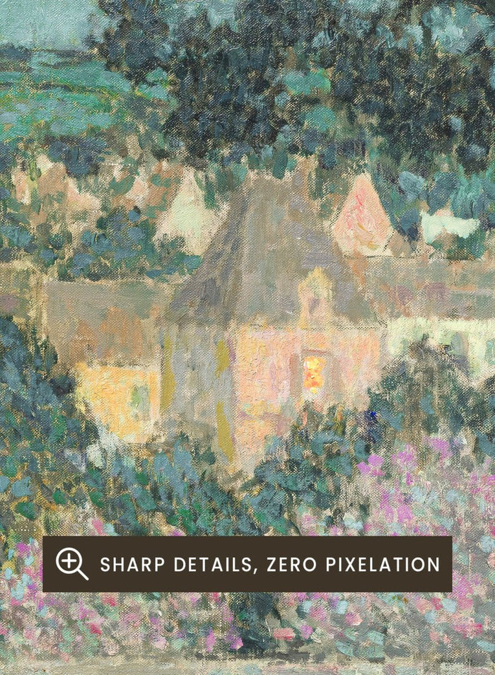 "The Rooftops, Composition" Art Print_Sugar & Canvas_Henri Le Sidaner