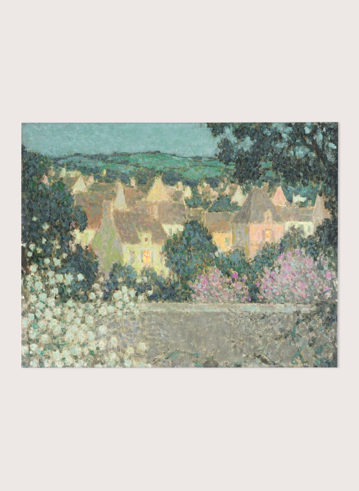 "The Rooftops, Composition" Art Print_Sugar & Canvas_Henri Le Sidaner