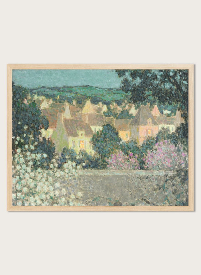"The Rooftops, Composition" Art Print_Sugar & Canvas_Henri Le Sidaner