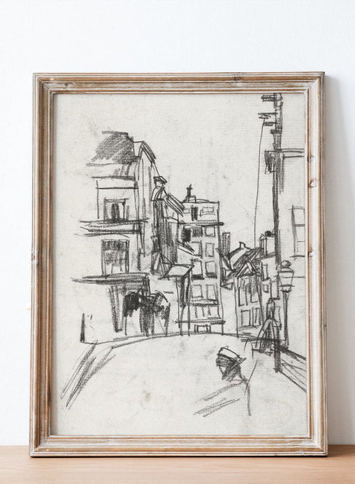 "The Wolvenstraat" Art Print_Sugar & Canvas_George Hendrik Breitner