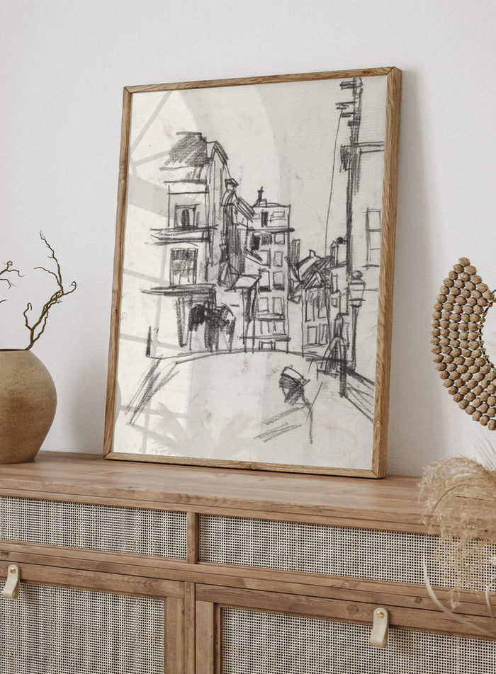 "The Wolvenstraat" Art Print_Sugar & Canvas_George Hendrik Breitner