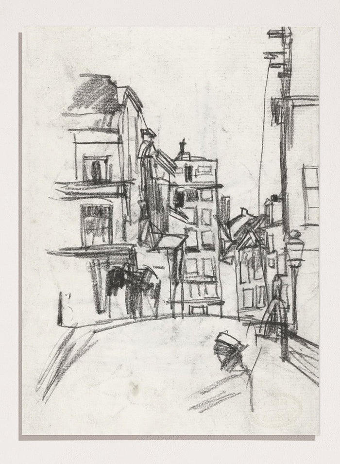 "The Wolvenstraat" Art Print_Sugar & Canvas_George Hendrik Breitner