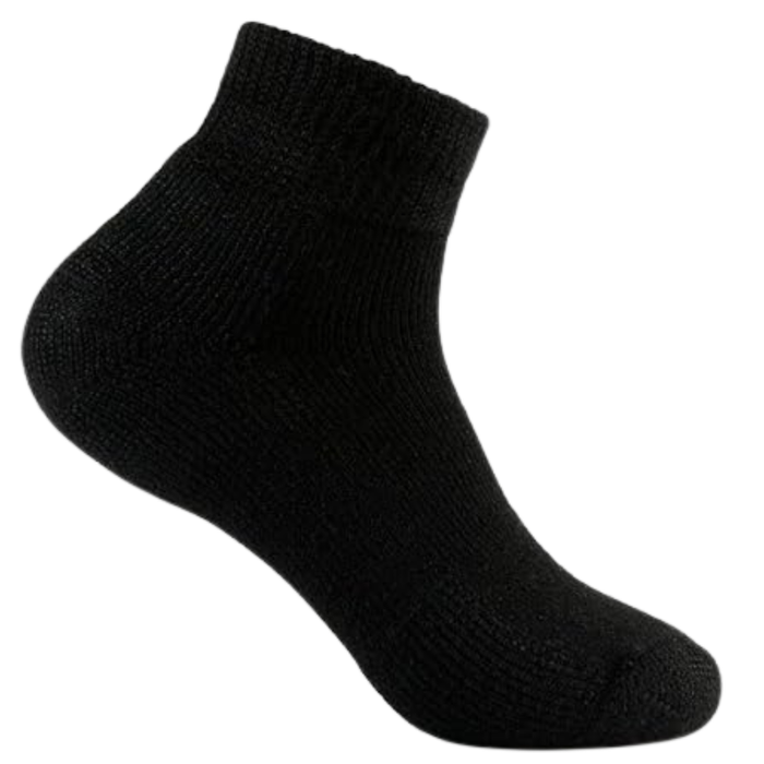 Thorlo Ankle Tennis Socks - Black Medium