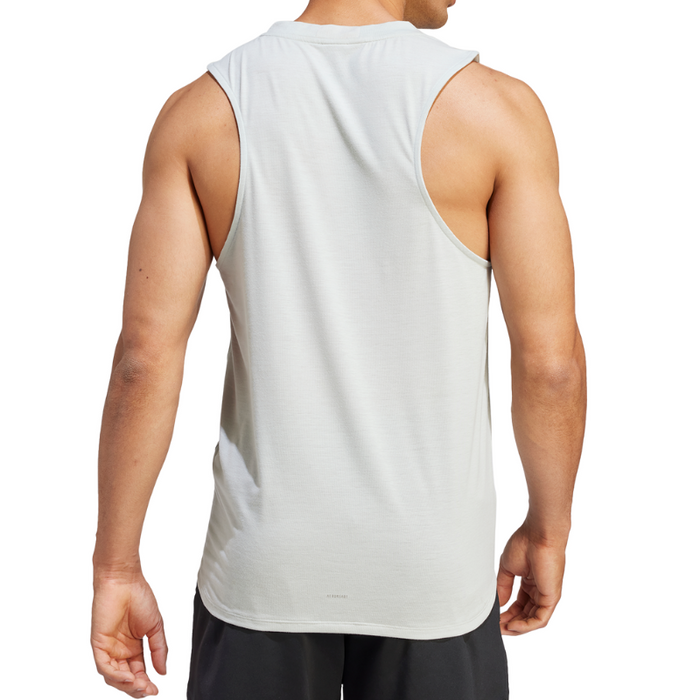 Adidas Training Workout Men Tennis Top - Grey