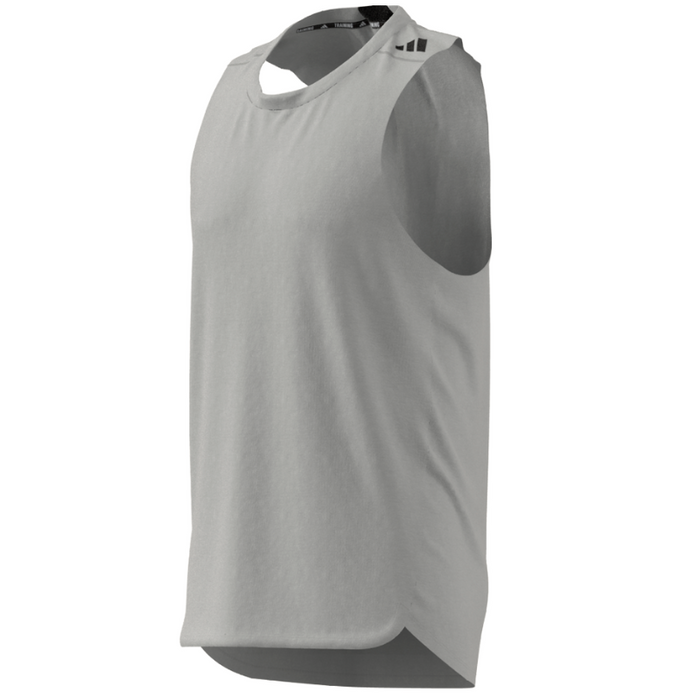 Adidas Training Workout Men Tennis Top - Grey