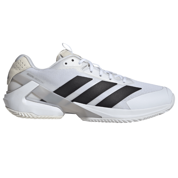 Adidas Ubersonic 5 Clay Mens Tennis Shoes - Footwear White/Core Black/Grey Two