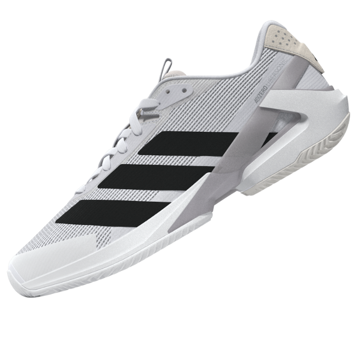 Adidas Ubersonic 5 Clay Mens Tennis Shoes - Footwear White/Core Black/Grey Two