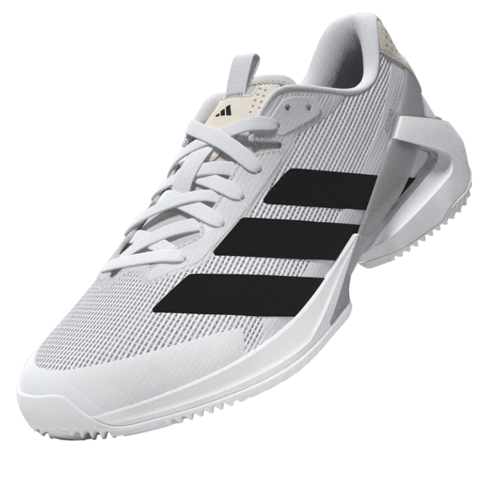 Adidas Ubersonic 5 Clay Mens Tennis Shoes - Footwear White/Core Black/Grey Two
