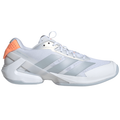Adidas Ubersonic 5 Womens Tennis Shoes - Footwear White/Halo Blue/Beam Orange