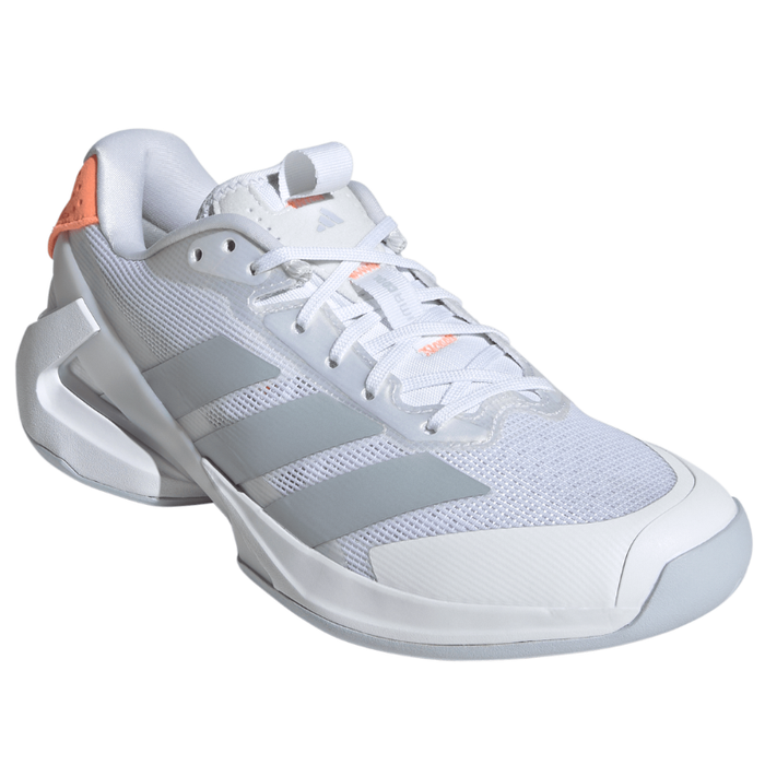 Adidas Ubersonic 5 Womens Tennis Shoes - Footwear White/Halo Blue/Beam Orange