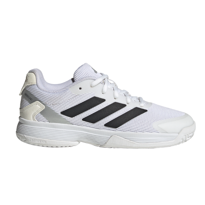 Adidas Ubersonic Junior Tennis Shoes - Footwear White/Core Black/Silver Metallic
