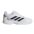 Adidas Ubersonic Junior Tennis Shoes - Footwear White/Core Black/Silver Metallic