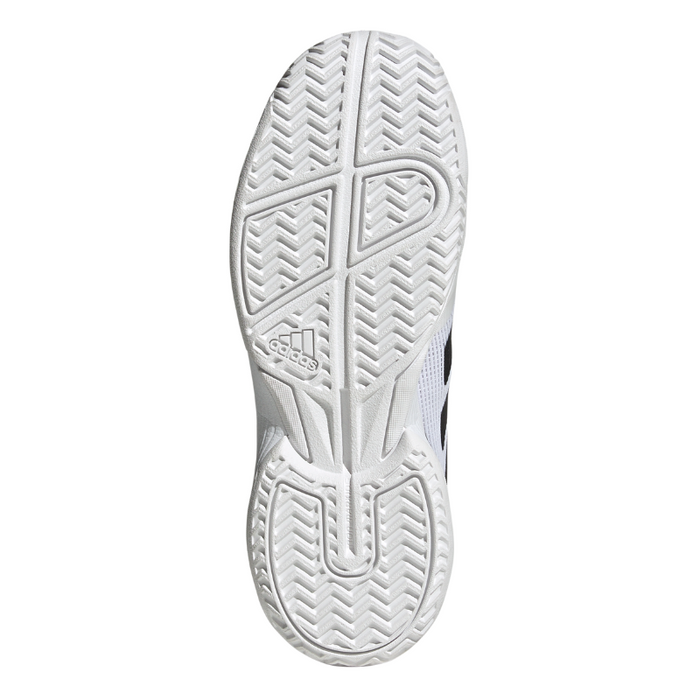Adidas Ubersonic Junior Tennis Shoes - Footwear White/Core Black/Silver Metallic