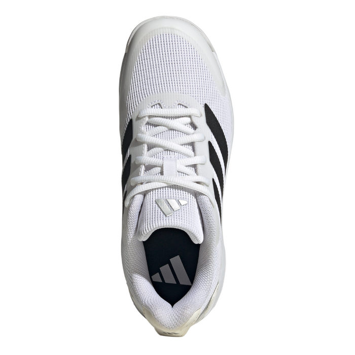 Adidas Ubersonic Junior Tennis Shoes - Footwear White/Core Black/Silver Metallic
