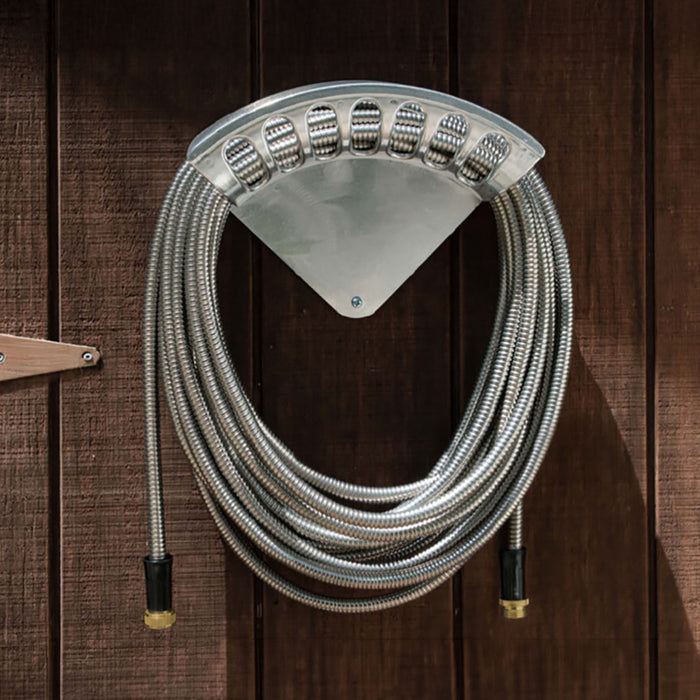 Ultra-Durable Garden Hose and Rack Set