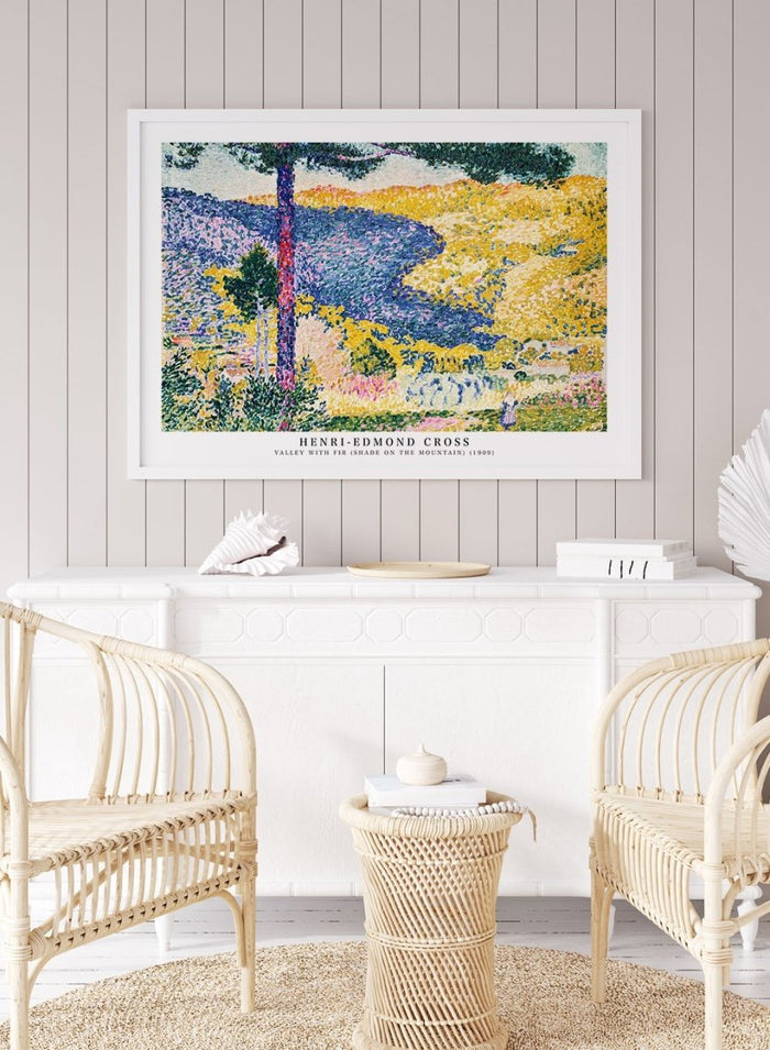 Valley with Fir (Shade on the Mountain) by Henri-Edmond Cross Print_Sugar & Canvas_Henri-Edmond Cross