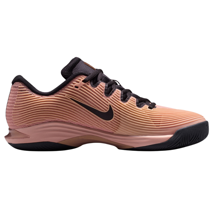 Nike Vapor 12 PRM Hard Court Womens Tennis Shoes - Metallic Red Bronze/Pure Platinum/Black