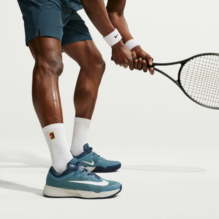 Nike Vapor Pro 3 Hard Court Mens Tennis Shoes - Smokey Blue/White-Light Bone-New Slate