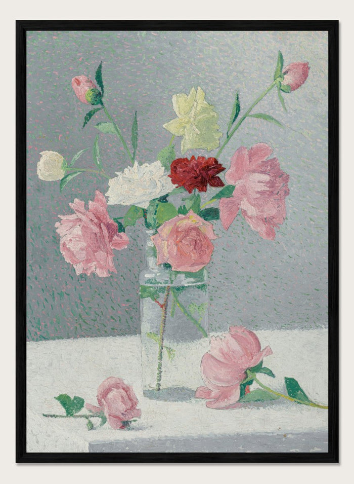 "Vase of Roses" Art Print_Sugar & Canvas_Achille Laugé