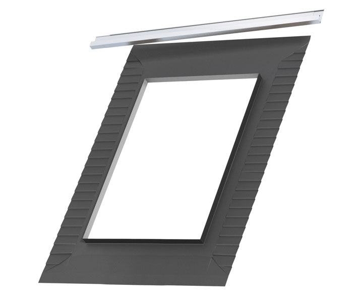 Velux EDN CK06 1000 Single Slate Flashing With BFX Underfelt - Recessed - Grey - 55x118cm