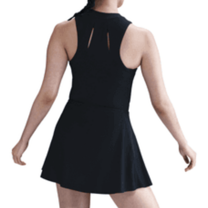Nike Victory Dri-FIT Short Flouncy Womens Tennis Skirt - Black/White