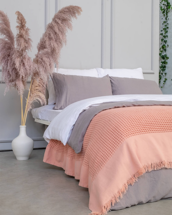 Waffle Blanket - Beige