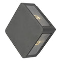 Weiss Outdoor 4 Light Wall Light Square Matt Grey Glass IP65 LED<br>Matt Grey