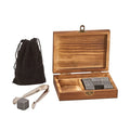 Whiskey Stones and Wooden Box (Personalized)