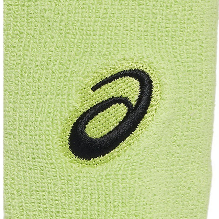 Asics Wide Tennis Wristband - Illuminate Green