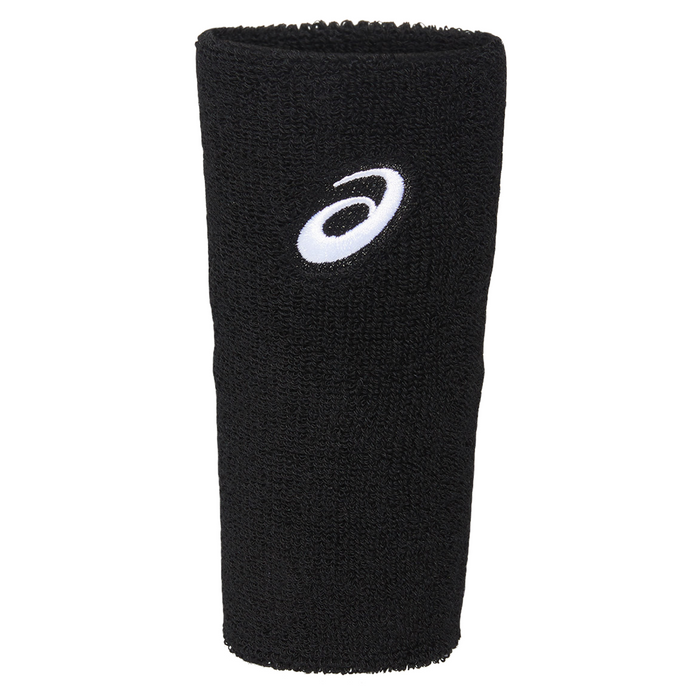 Asics Wide Tennis Wristband - Performance Black