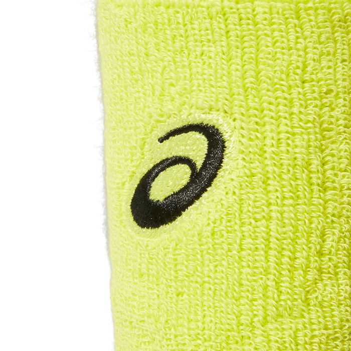 Asics Wide Tennis Wristband - Sour Yuzu
