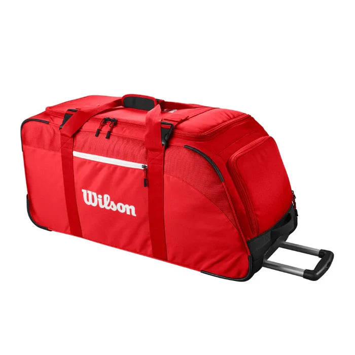 Wilson 2025 Super Tour 12 Racquet Travel Tennis Bag - Red