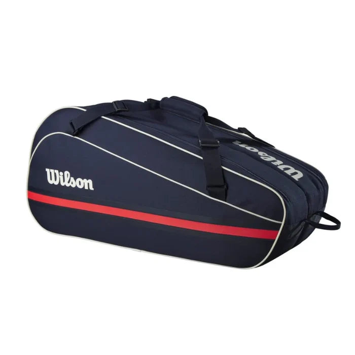 Wilson 2025 Team 6 Racquet Tennis Bag - Navy