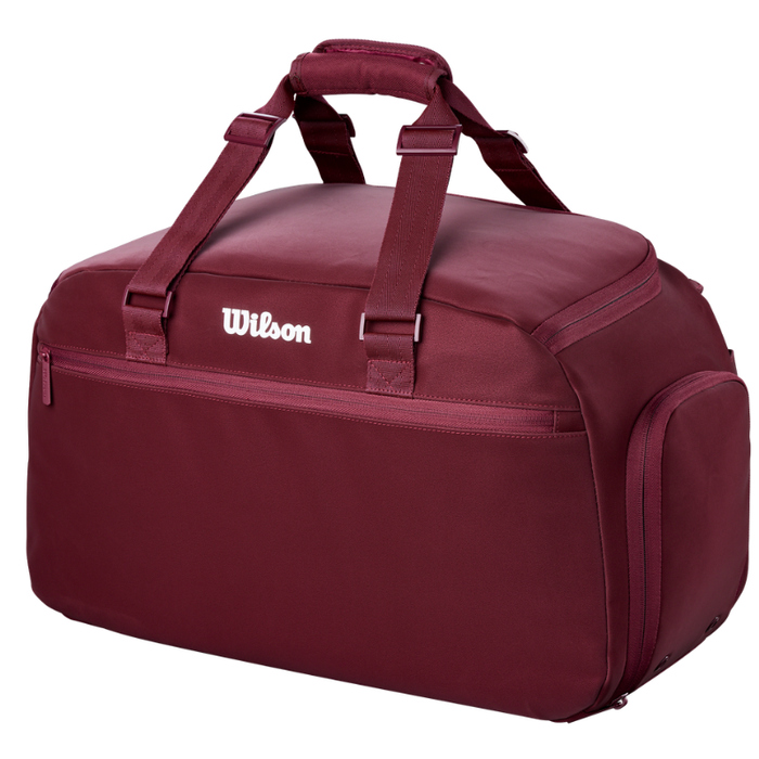 Wilson 2026 DEFYER V1 Small Tennis Duffle Bag - Burgundy Red
