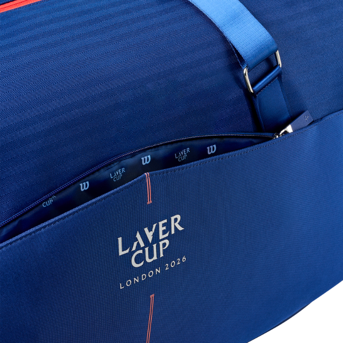 Wilson 2026 RF LAVER CUP PRACTICE 6 Racquet Tennis Duffle Bag - Navy