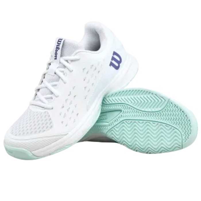 Wilson 2026 RUSH PRO L Junior Tennis Shoes - White/Bay/Skipper Blue
