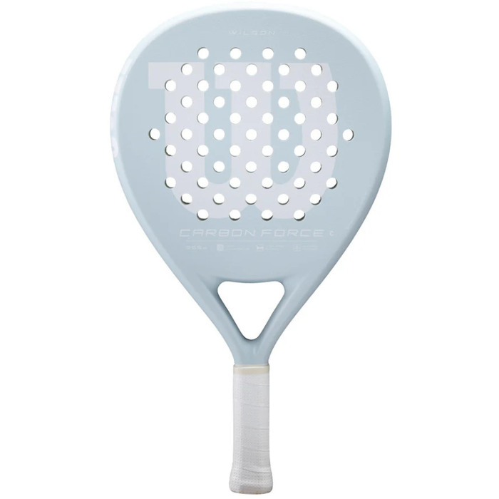 Wilson Carbon Force C Padel Racquet - Light Blue