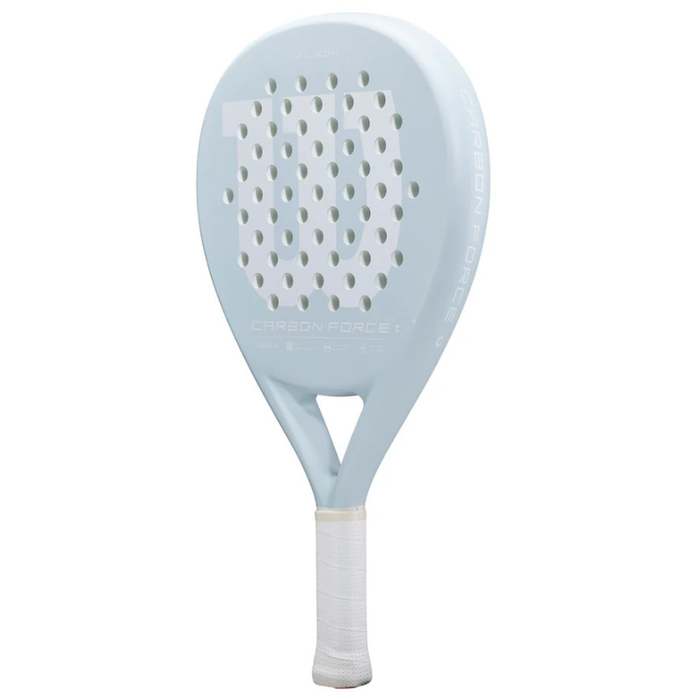 Wilson Carbon Force C Padel Racquet - Light Blue