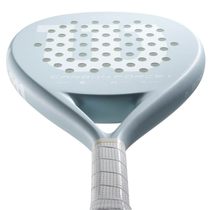 Wilson Carbon Force C Padel Racquet - Light Blue