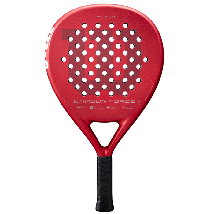 Wilson Carbon Force C Padel Racquet - Red