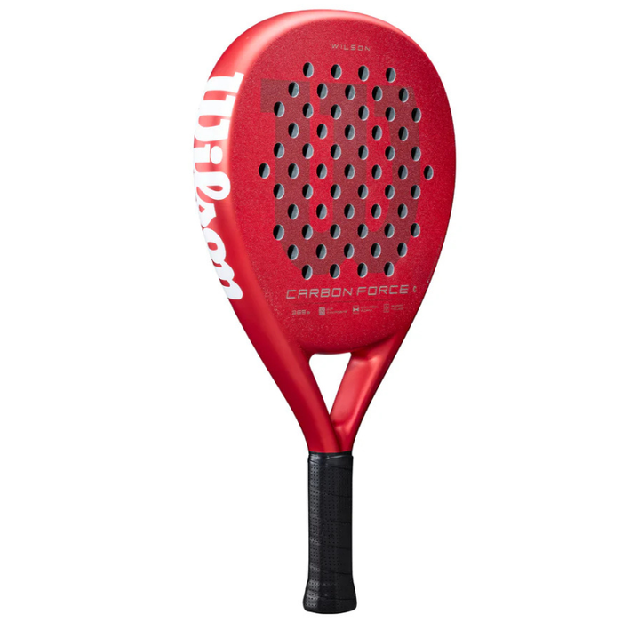 Wilson Carbon Force C Padel Racquet - Red