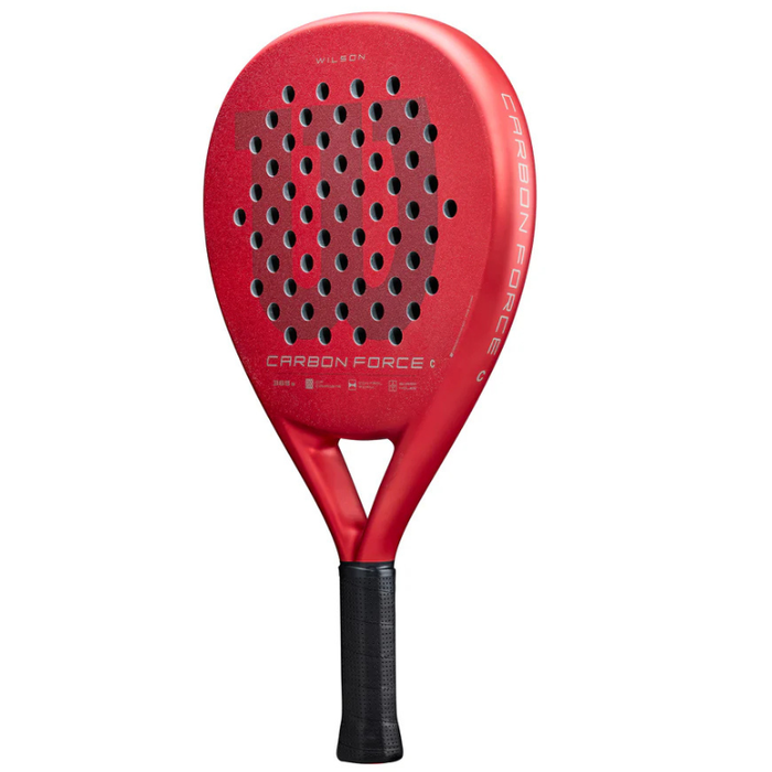 Wilson Carbon Force C Padel Racquet - Red