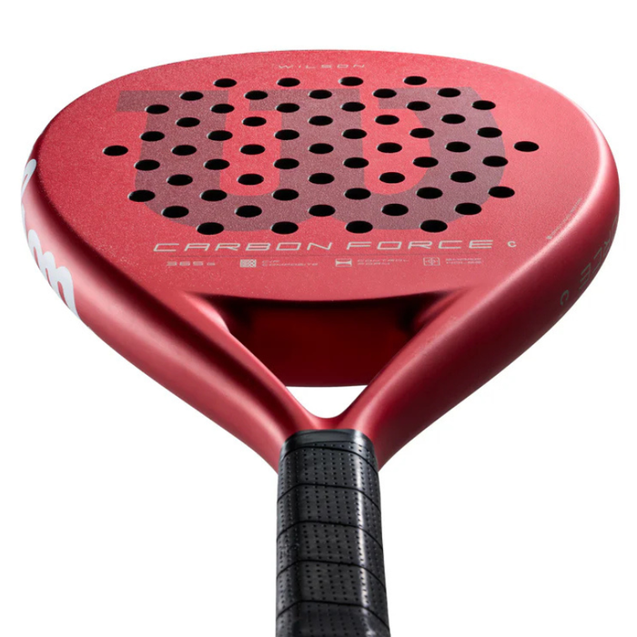Wilson Carbon Force C Padel Racquet - Red