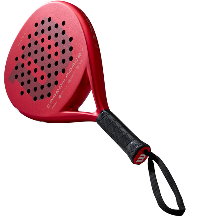 Wilson Carbon Force C Padel Racquet - Red