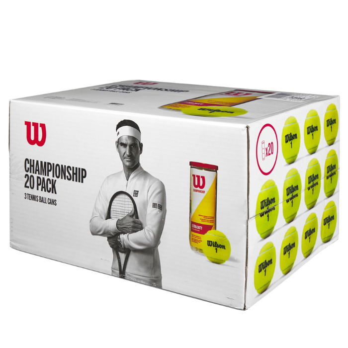 Wilson CHAMP XD 3 Tennis Ball Carton - 60 Balls