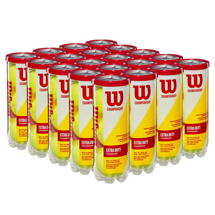 Wilson CHAMP XD 3 Tennis Ball Carton - 60 Balls