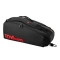 Wilson Clash V3 6 Racquet Tennis Bag - Black/Infrared